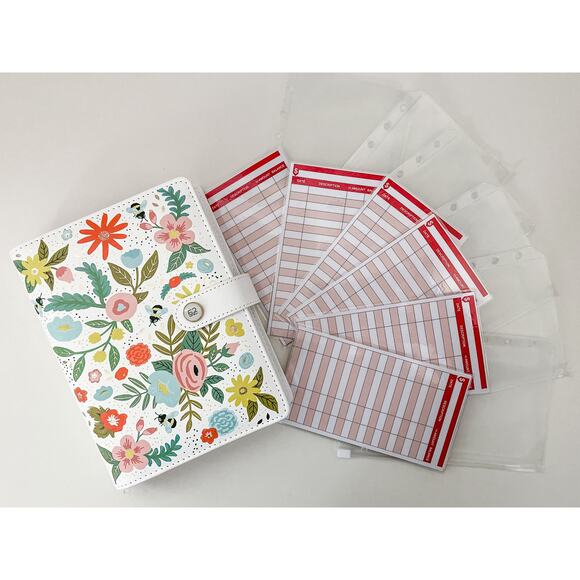 A6 Budget Binder, Cash Envelopes, Reusable Tracker Sheets, Money Binder - Picture 5 of 10